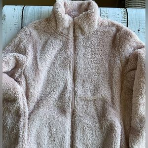 Fluffy Yarn Fleece Full Zip Jacket